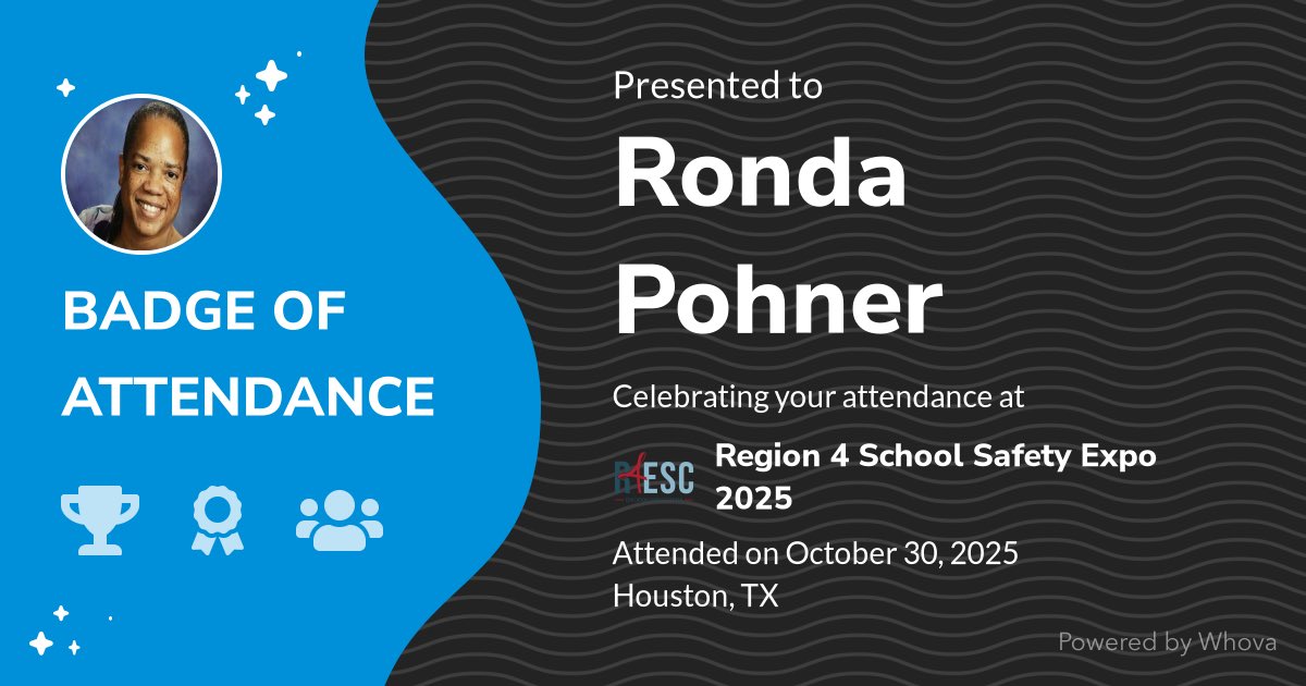 Ronda Pohner, M.ED tweet media