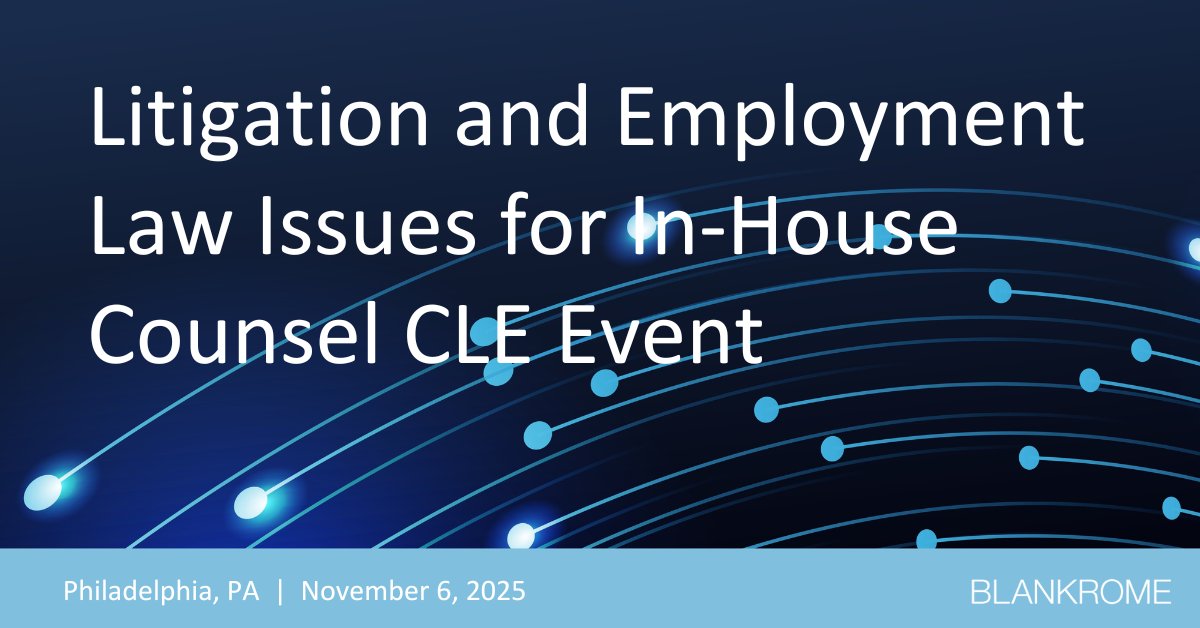 Blank Rome LLP tweet media