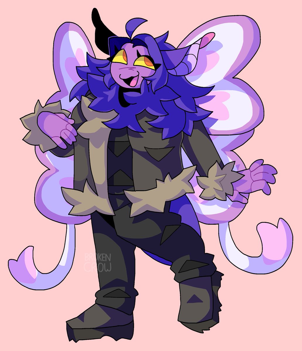 brokencroww's tweet image. Two cosplay c0mms for thechonkcritter on discord! #mothoc #bugtwt #brokencroww