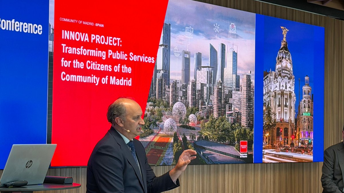 MLopezValverde's tweet image. Ha sido un honor participar en la reunión anual de @KPMG con los responsables de Gobierno y Sector Público en EMA (Europa, Oriente Medio y África).

He compartido la Estrategia de #Digitalización de la @ComunidadMadrid y el #ProyectoInnova, ejemplo de cómo la #IA puede…