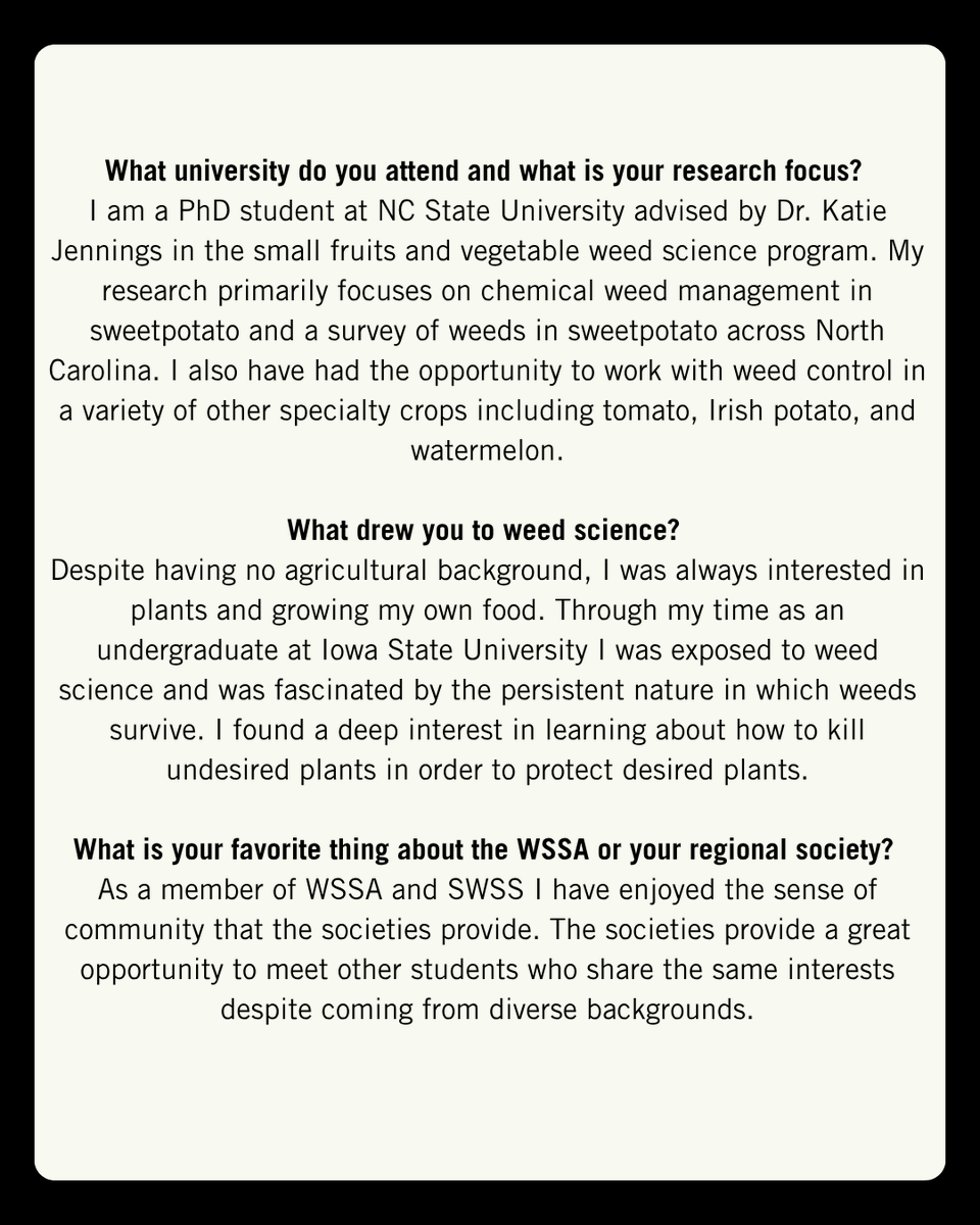 WSSA_GSO's tweet image. Meet our Graduate student of the month, Kai Goble!