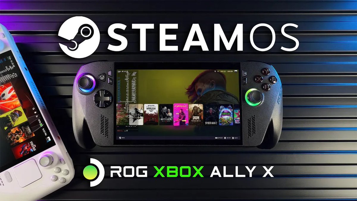 Microsoft Won’t Like This! SteamOS 3.8 On The ROG Xbox Ally X! <a href="/ASUS_ROG/">ROG Global</a> <a href="/Steam/">Steam</a> <a href="/AMD/">AMD</a> <a href="/Xbox/">Xbox</a> 
youtu.be/sDItnzfVoUU