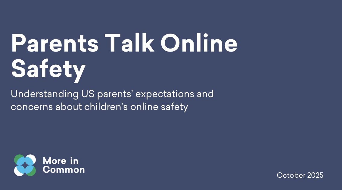 MoreInCommon_US's tweet image. &quot;I&apos;m more afraid of my kids being exposed to stuff on the internet than at school or on the street.&quot; - Jack, father of three

In our most recent study of 2,082 US parents of kids ages 17 or under, we find that children&apos;s online safety has become the number one concern for…