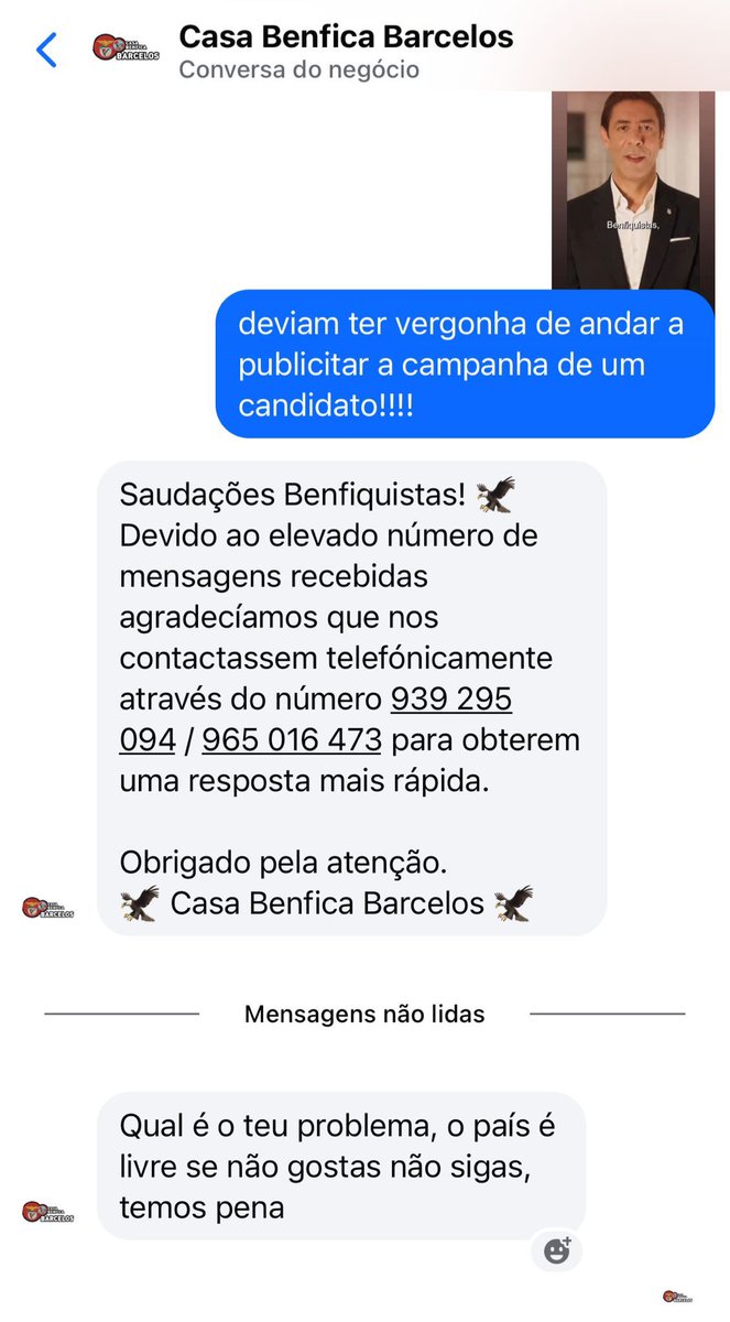 A casa do Benfica de Barcelos a quebrar o regulamento eleitoral, a favor de Rui Costa.