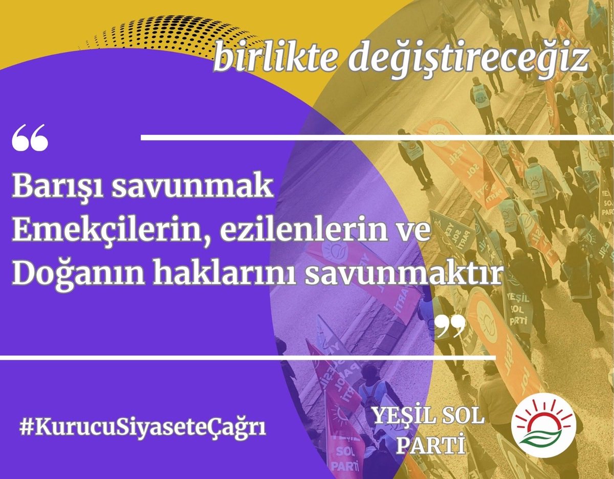 🔻#KurucuSiyaseteÇağrı

🔻Değişen dünyanın değişen koşullarına yanıt arıyoruz.

🔻Tüm dostları birlikte tartışmaya, yanıtları oluşturmaya davet ediyoruz.
