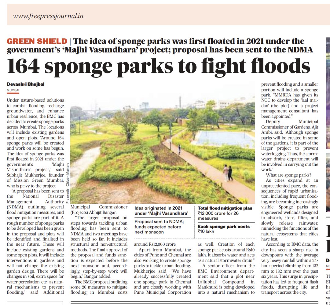 Thank you <a href="/mybmc/">माझी Mumbai, आपली BMC</a> for taking up massive Disaster Management Project in Mumbai with special focus on flood control. More powers to all of us.