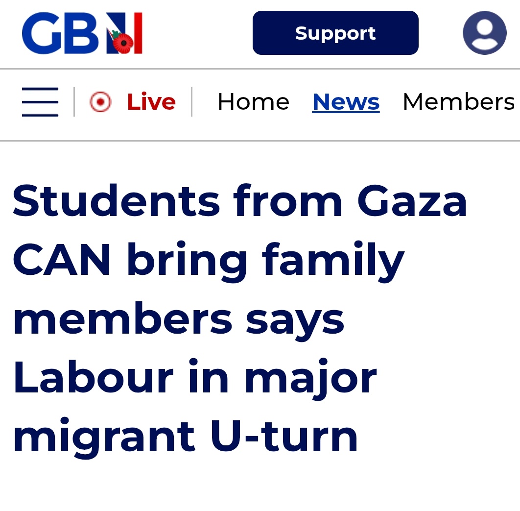 BROKENBRITAIN0's tweet image. 🚨 BREAKING NEWS: GAZA STUDENTS CAN NOW BRING OVER FAMILY MEMBERS IN MAJOR LABOUR U-TURN❗️
WHY ARE WE ALLOWING LITERAL TERRORISTS INTO THE UK UNDER THE GUISE OF REFUGEES ⚠️ 
WE SHOULD NOT ACCEPT A SINGLE GAZAN INTO THE UK 🚫 🇬🇧