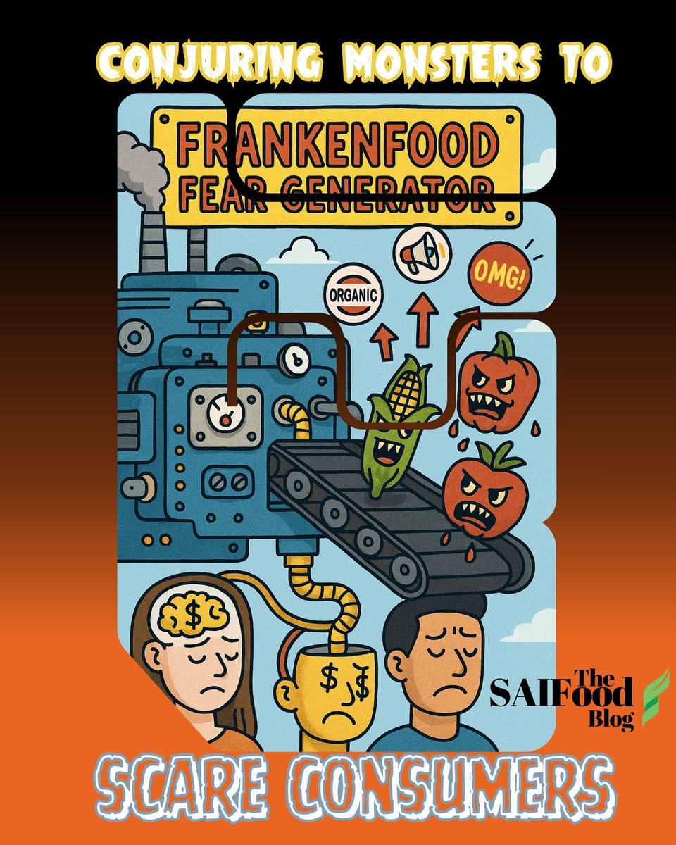 Science is scary when information is misleading. Our Halloween post from <a href="/stuartsmyth66/">Stuart Smyth</a> is a reminder that there's a chance for the industry to demystify the agricultural shadows and take back the narrative

Happy Halloween from the SAIFood team! - mailchi.mp/6c3c34244404/s…