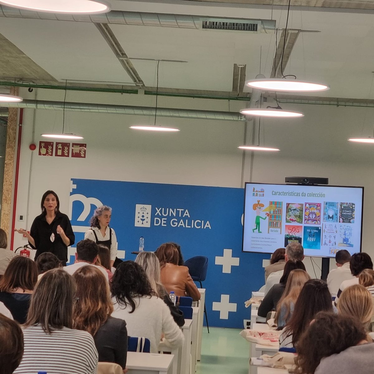 bescolaresgal's tweet photo. Sivia Morgade do CEIP As Bizocas e Nine Paz do IES de Brión compartiron a súa experiencia e traxectoria e as dúbidas que xurdiron ao incorporarse ao PLAMBE.
#Tecendoredes #PLAMBE #Formación #bescolaresgal #bescolaresgalabertas https://t.co/SpkebLW8zJ