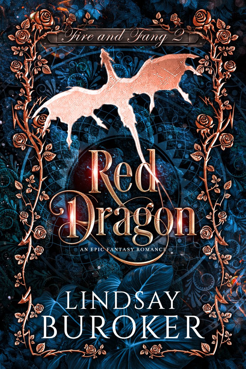 I know y'all juuuust got Book 1 in my new series, but I'm excited to share the cover art for Book 2, so I'll just tuck this up here.

I've put it up for pre-order on Amazon too. Red Dragon! (Who could that be?) Early December release! 

Thanks for reading. :)