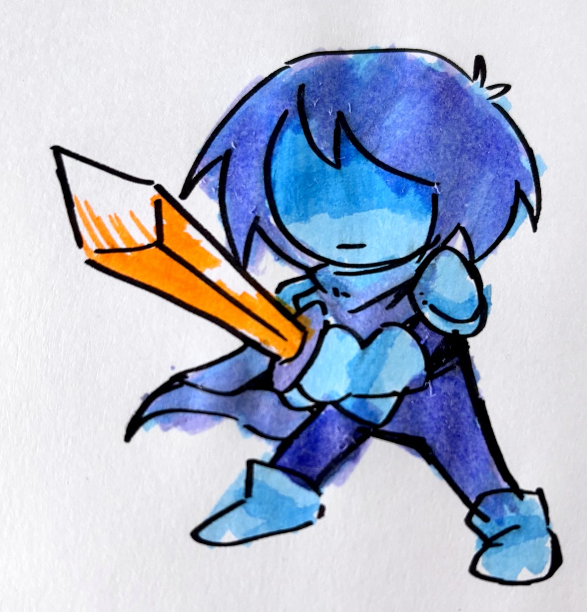 i fucked them up cause i didn’t have the right colors on me and ended up using way too much ink in the darker areas lmao