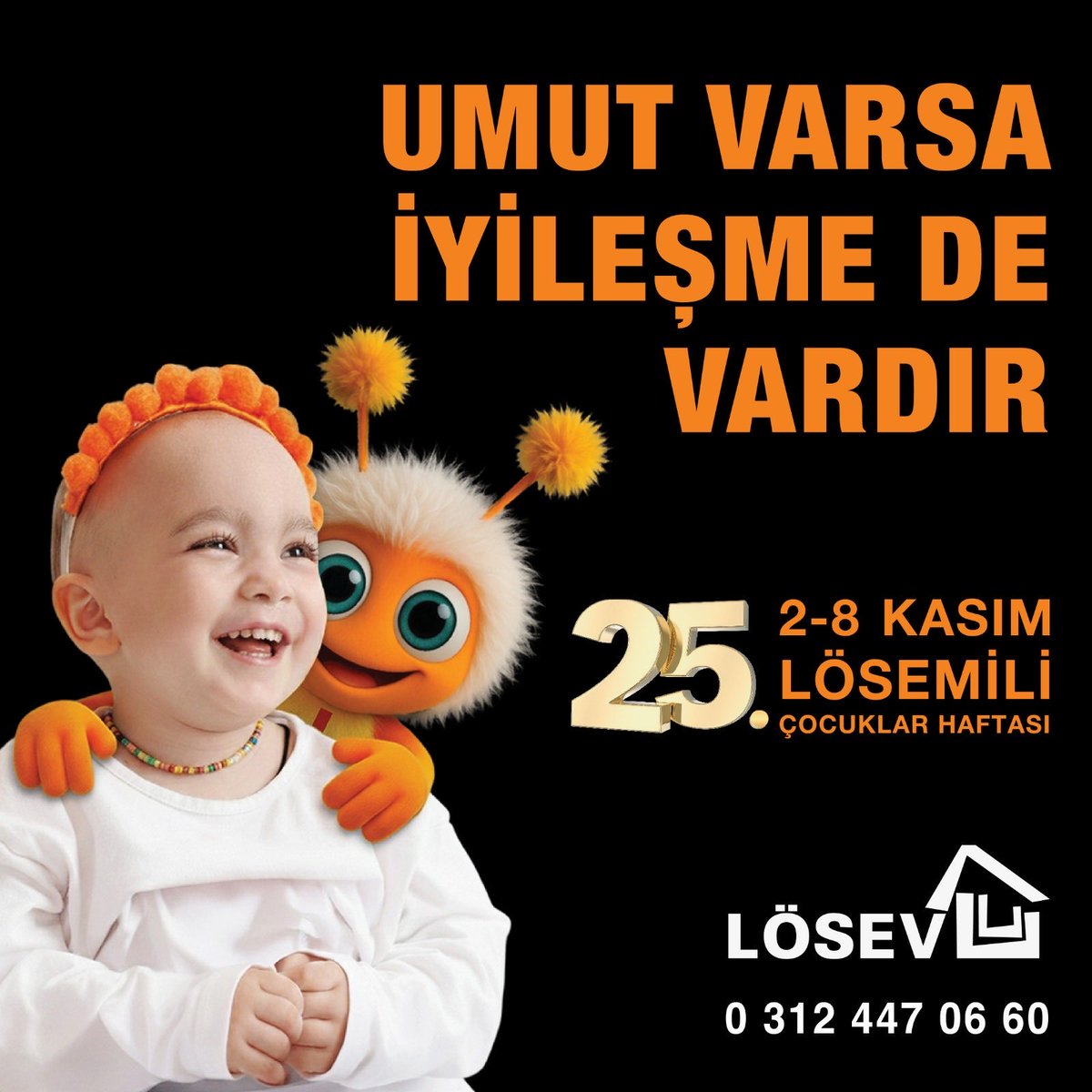 🧡🧡 #UmudunAdıLÖSEV
Bu hafta her yer turuncu.Umut dolu…🙏🏻🧡