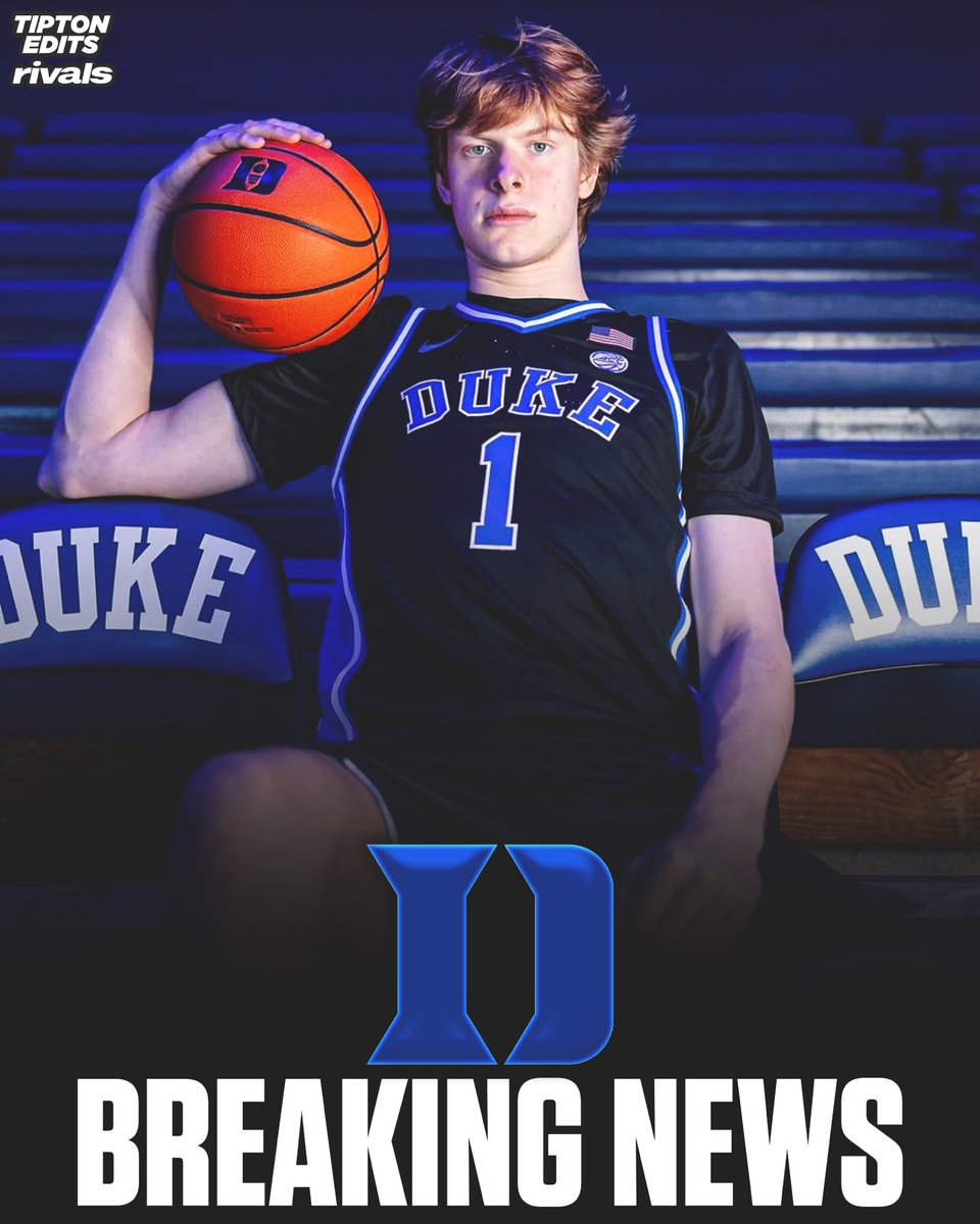 Joe Tipton (@tiptonedits) on Twitter photo NEWS: Maxime Meyer, a 7-foot-1 center in the 2026 class, has committed to Duke, he tells <a href="/Rivals/">Rivals</a>. 
on3.com/rivals/news/7-… NEWS: Maxime Meyer, a 7-foot-1 center in the 2026 class, has committed to Duke, he tells <a href="/Rivals/">Rivals</a>. 
on3.com/rivals/news/7-…