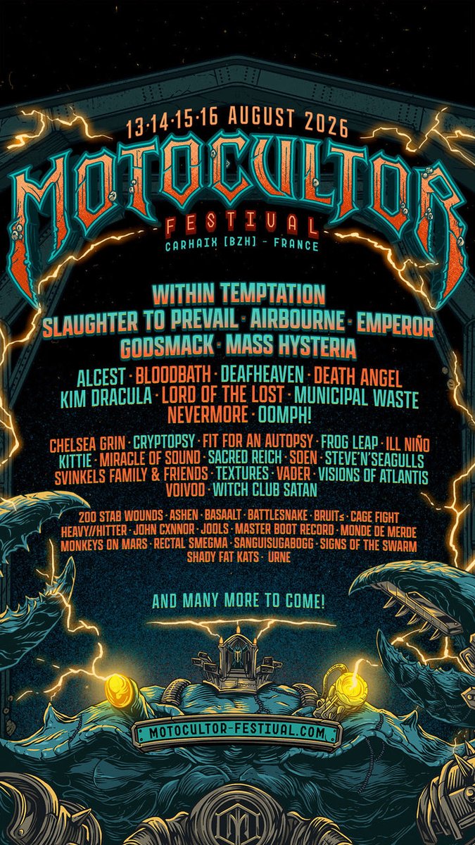 URNE (@urneband) on Twitter photo <a href="/MotocultorFest/">Motocultor Festival</a> 🇫🇷 
We will see you next year!!
URNE <a href="/MotocultorFest/">Motocultor Festival</a> 🇫🇷 
We will see you next year!!
URNE