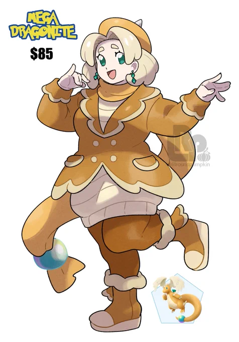 Out of the house today so decided to post these Mega #Pokemon Gijinka adopts I've been saving! DM to claim! #PokemonZA