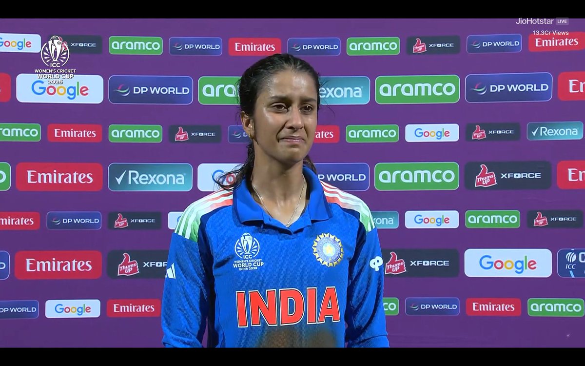 CricCrazyJohns's tweet image. Jemimah Rodrigues said &quot;Today was not about my fifty or Hundred, today was about Indian victory&quot;.