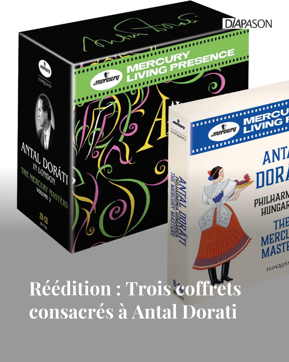 En 1956, Antal Dorati et le label Mercury entamaient une fructueuse collaboration avec le London Symphony Orchestra puis, en 1958, avec le Philharmonia Hungarica. Trois coffrets, totalisant 65 CD, résument cette riche moisson européenne.
➡️ l.diapasonmag.fr/6O