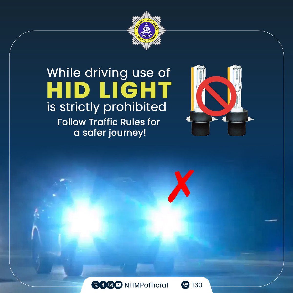 appcsocialmedia's tweet image. Safety First, Say No to HID Lights!
#headlights #staysafe #drivingrules