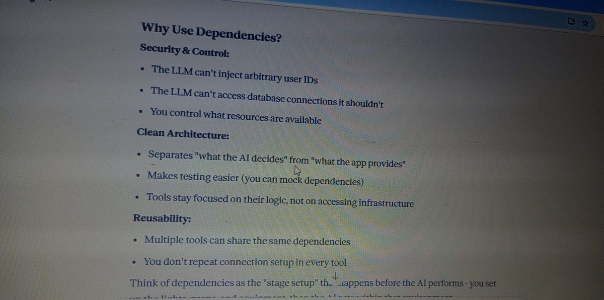 OpeyemiBolatit1's tweet image. Been reading through the pydantic AI documentation . Dependencies and outputs finally making sense.
#PydanticAI  #MachineLearning #ArtificialIntelligence #AIDevelopment #OpenAI #LLMs #AIAgents 
#buildinpublic 
#BuildingTheFuture