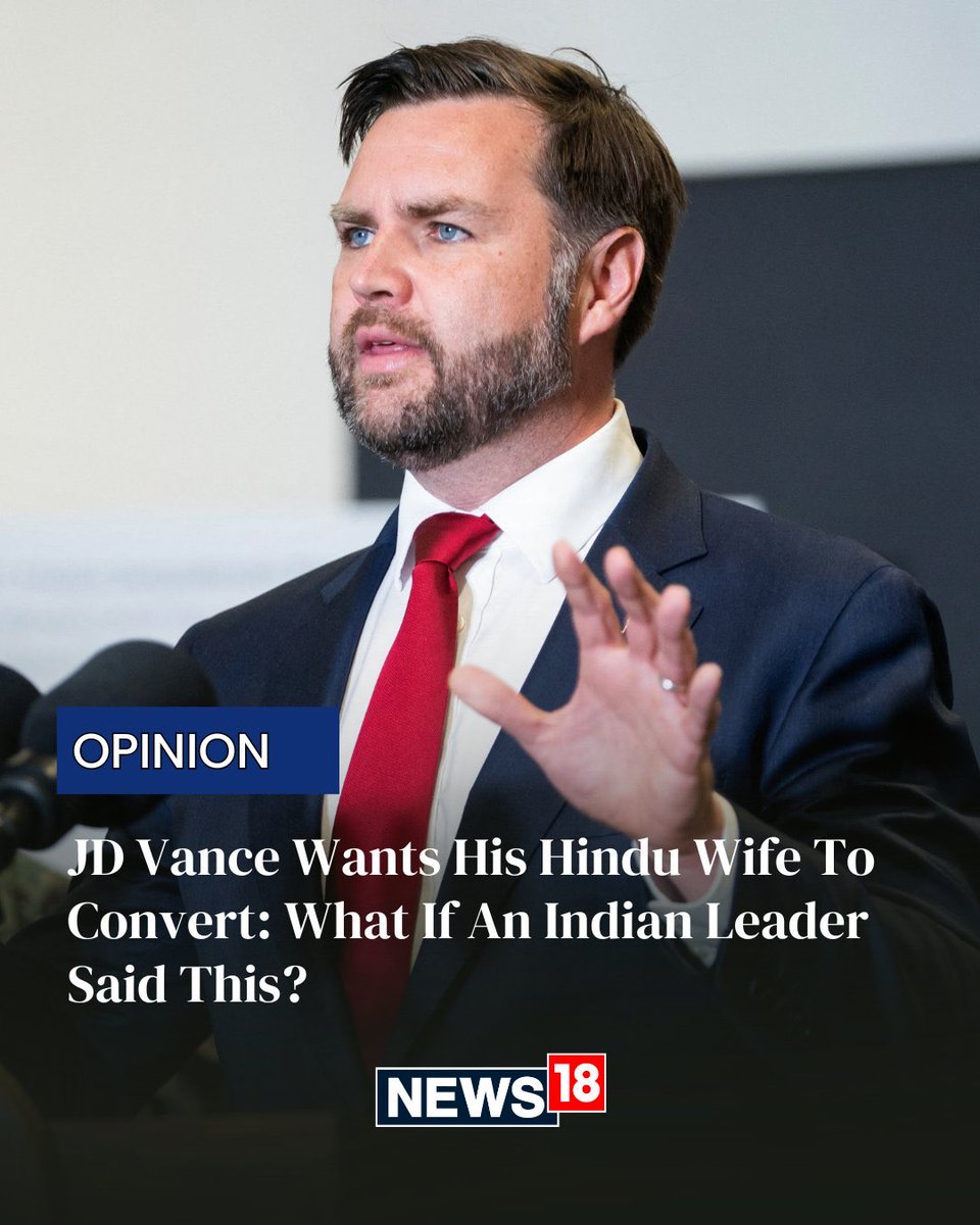 The Trumpian Christanity and the #MAGA-patriotism, is built on a collective sense of universal insecurity. Unfortunately, Vance has surrendered his family to that level of insecurity. Where the faith of his wife can jeopardize his political career.

What a low bar, what a low