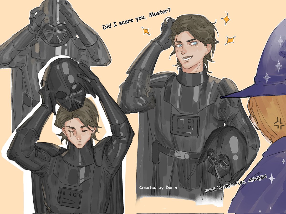 Happy Halloween, Master😈😈
#StarWars 
#obikin 
#ObiWan #anakinskywalker