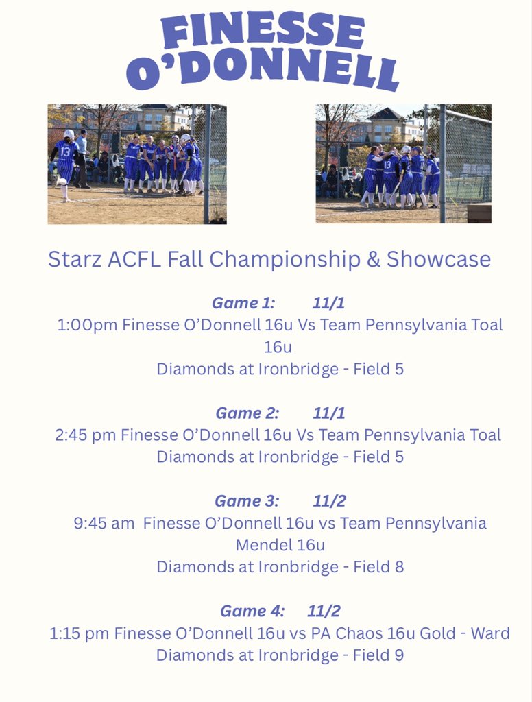 AddiZdinak's tweet photo. So excited for Richmond Virginia this weekend! Coaches come stop by! @JMUSoftball @IUPsoftball @GCC_SB @wctitansoftball https://t.co/nuIylLc7ot