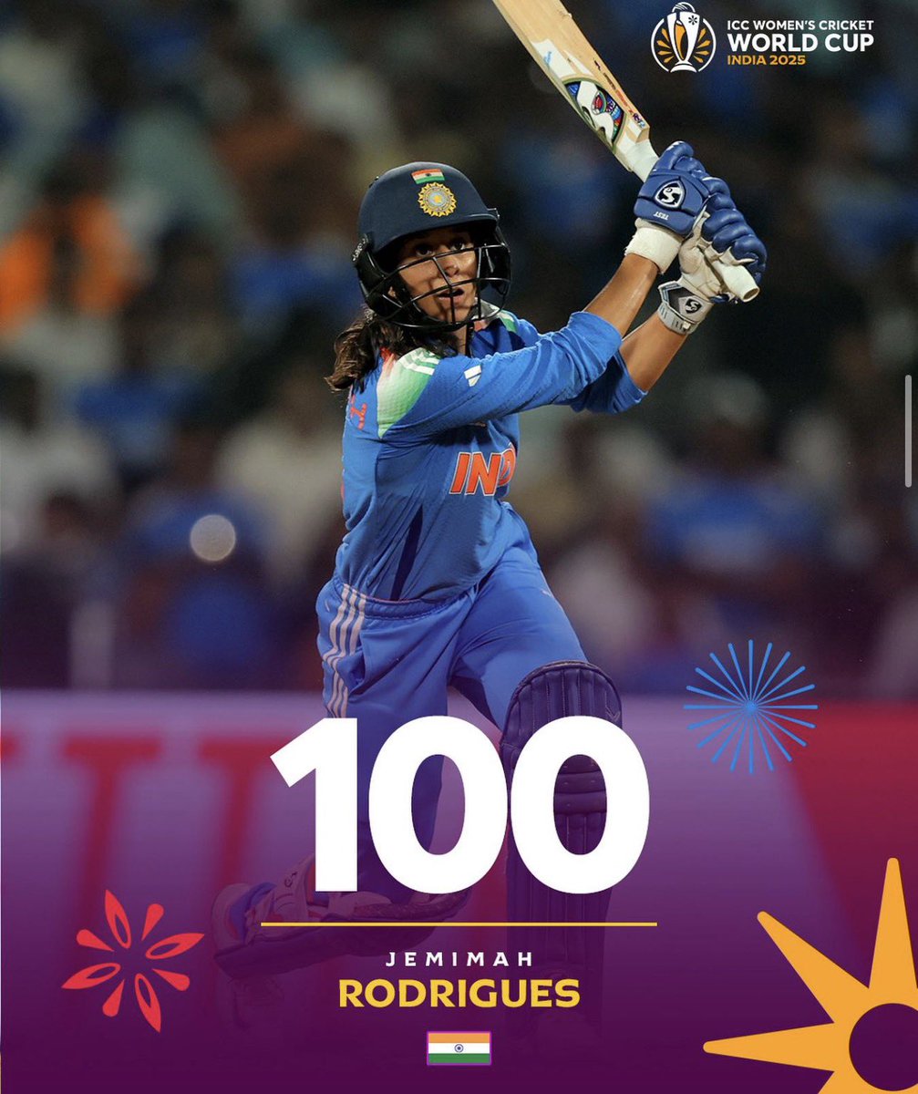 drsheikhjunaid's tweet photo. Jemimah's performance is the
perfect reply to everyone who doubted her — big match, big knock, and she delivered when it mattered most!
@cricketworldcup https://t.co/neLHQve9Fn