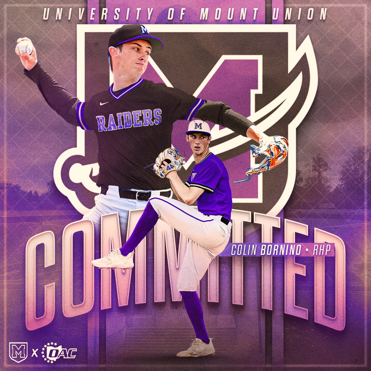 I’m blessed to announce that I will be continuing my academic and athletic career at the University of Mount Union.  I want to thank all my coaches, teammates, family, and friends who have helped make all of this possible. Go Raiders! <a href="/umubaseball/">Mount Union Baseball</a> <a href="/obhsbaseball/">Berlin Bears Baseball</a> <a href="/OEBbaseball/">Ohio Elite Baseball</a>