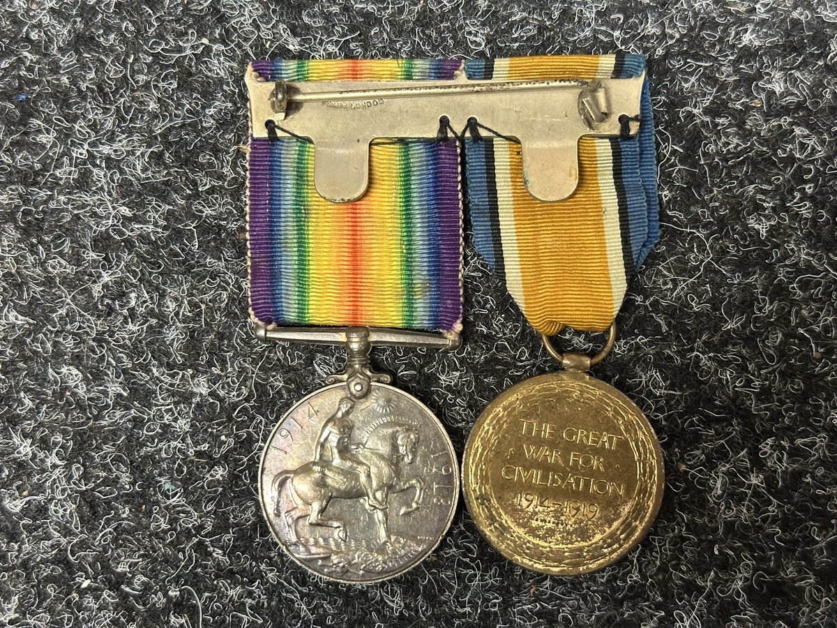 WW1 FWW War and Victory Medals to Captain F Dobson Royal Warwickshire Regiment coming up in my December militaria sale