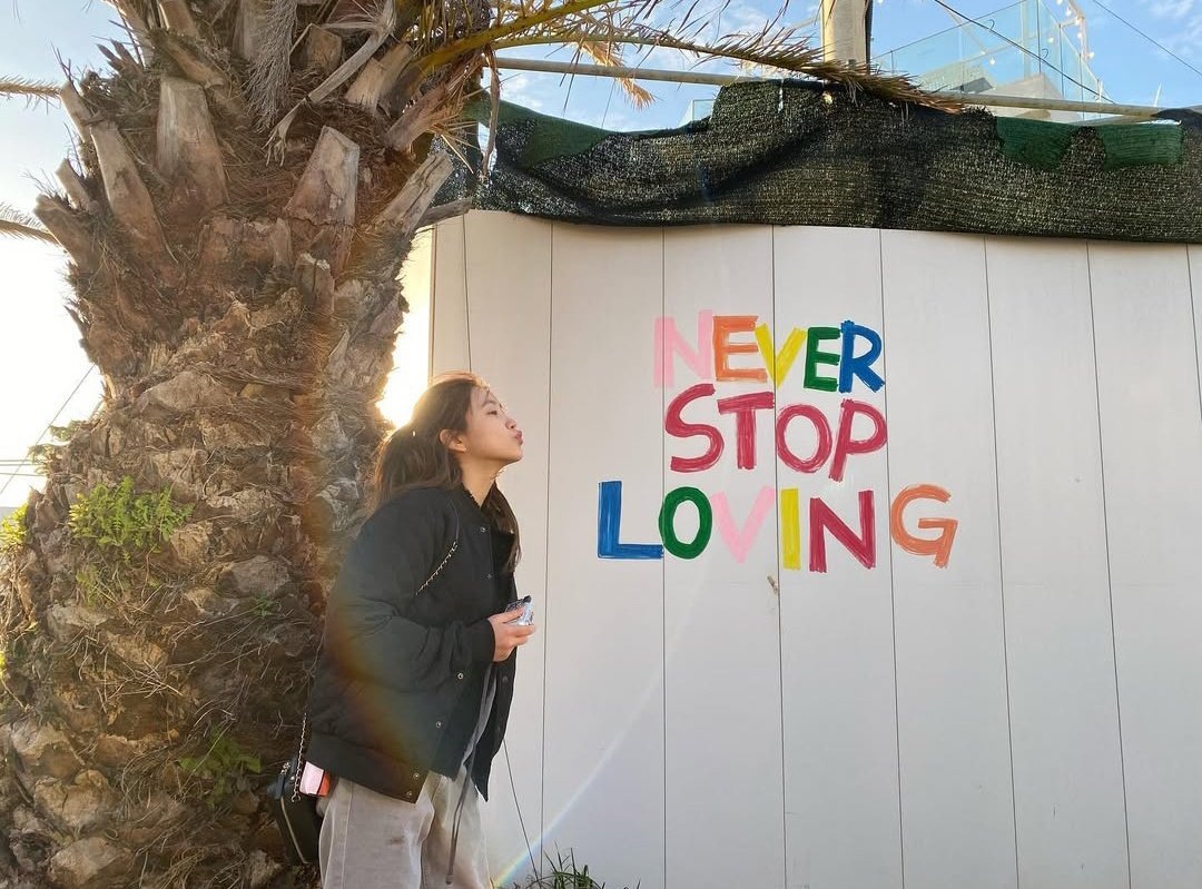 she means the world to me