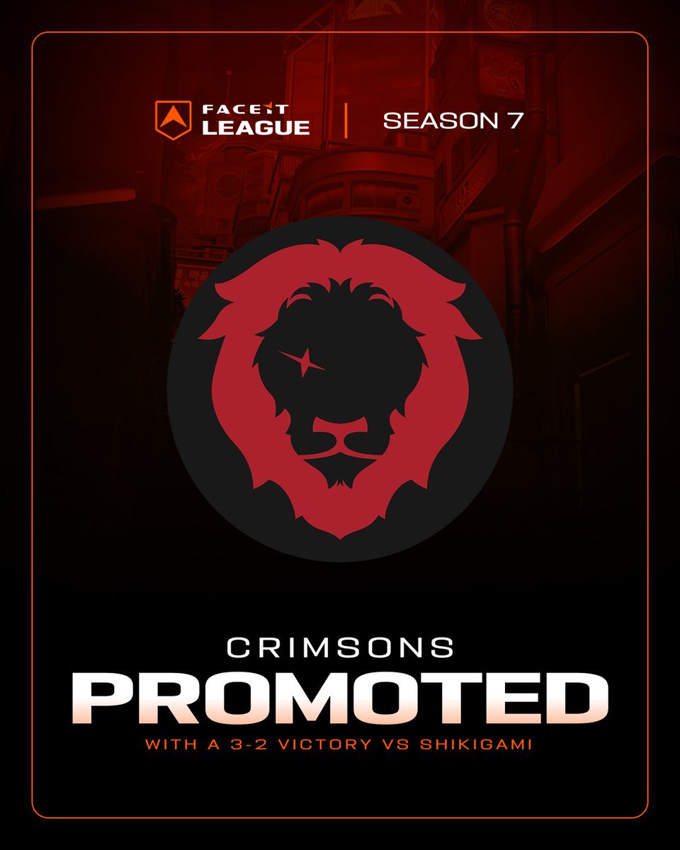 That tastes like promotion 🎉

<a href="/CRIMSONS_OW/">Crimson</a> take the first promotion/relegation match with a 3-2 victory, earning a spot in the Master Division for Season 7!

One step closer to #OWCS glory 🏆