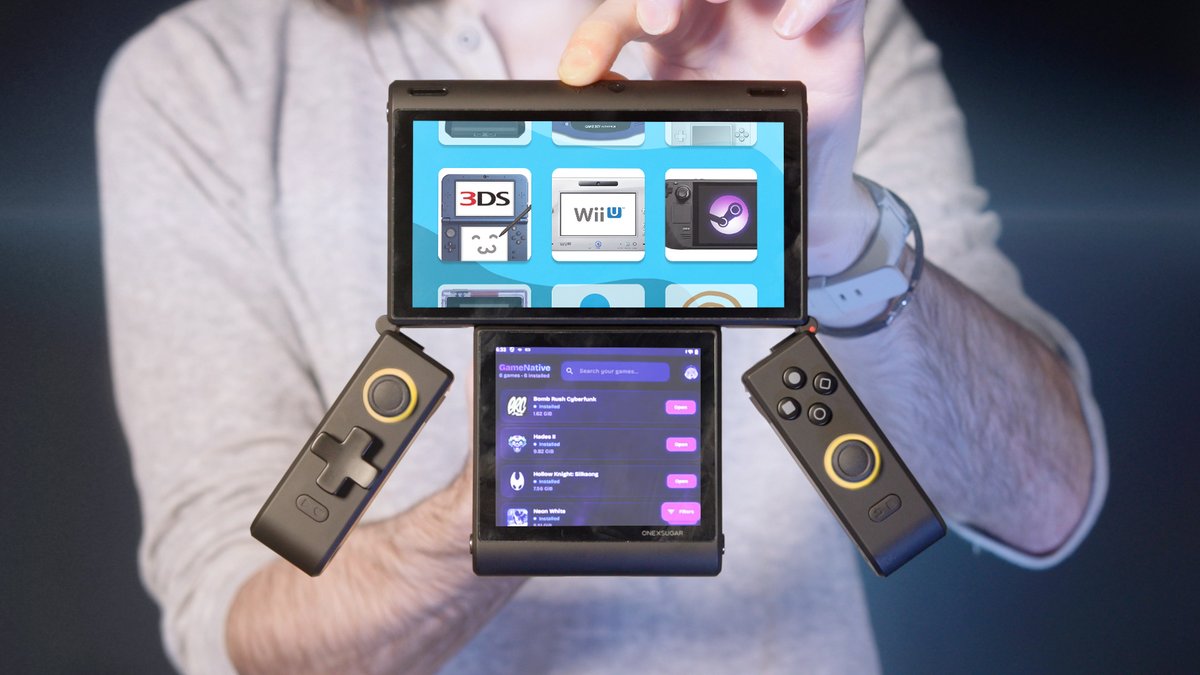 Yo dog I heard you like hinges: ONEXSUGAR DS handheld

youtu.be/-IzvkGffYsY