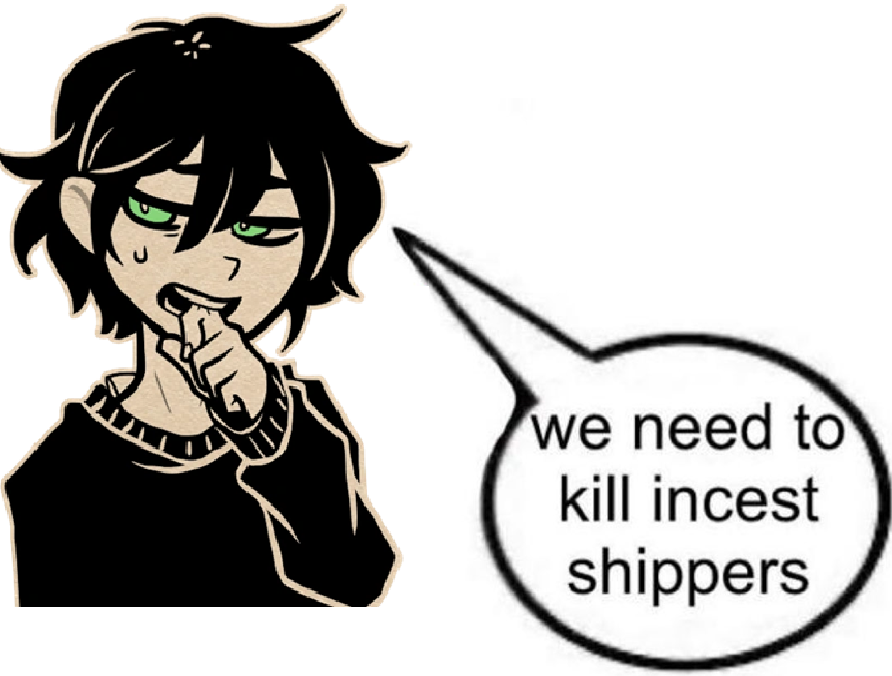 enthalcest's tweet image. im actually not into tcoaal but i thought this was funny cause its known as THE incest game #tcoaal