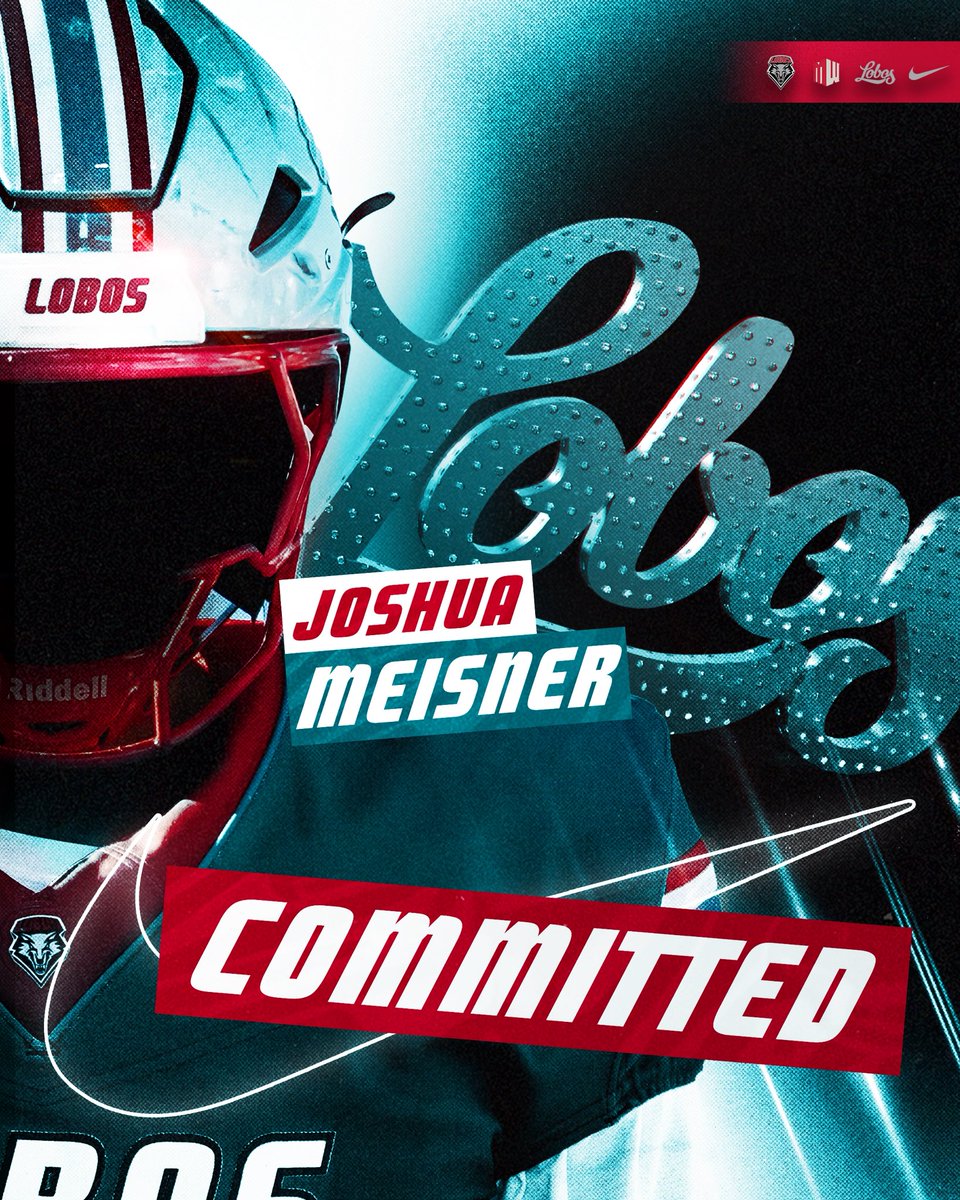 joshuameisner26's tweet image. Blessed to announce my commitment to the University of New Mexico.  I’d like to thank my family and coaches that helped me along the way.  And thank you to @Coach_CBooth and @Coach_Eck for this opportunity.  #LoboUp 🐺

@SCLancerNation @UNMLoboFB @CoachPatRyden @alecbon53…