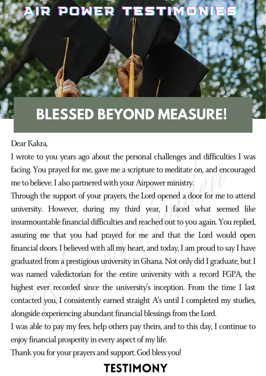 ProphetKakraB's tweet image. Be blessed beyond measure in Jesus name!

#kakrabaiden #testimony #testify #daily