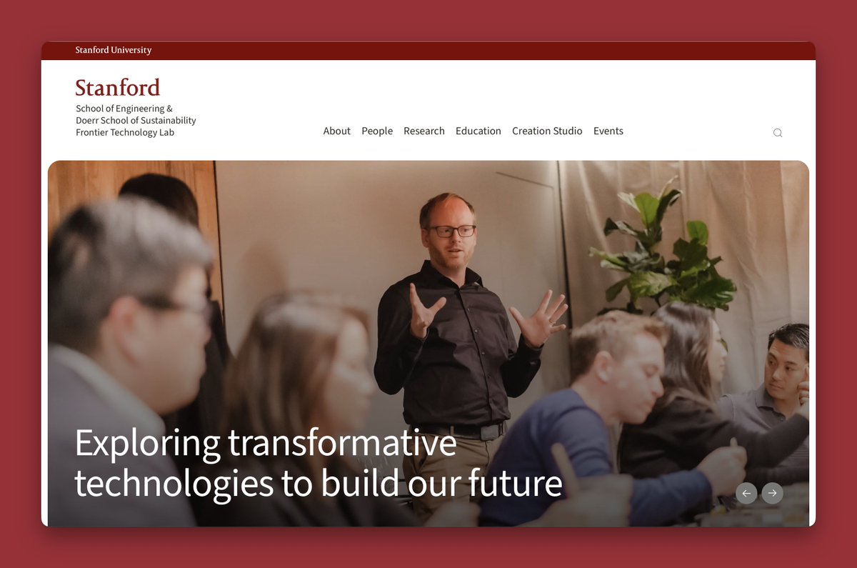 Stanford is now powered by <a href="/nextjs/">Next.js</a> &amp; <a href="/vercel/">Vercel</a>. Many tell me it's the world's best university.

ftl.stanford.edu (more departments coming!)