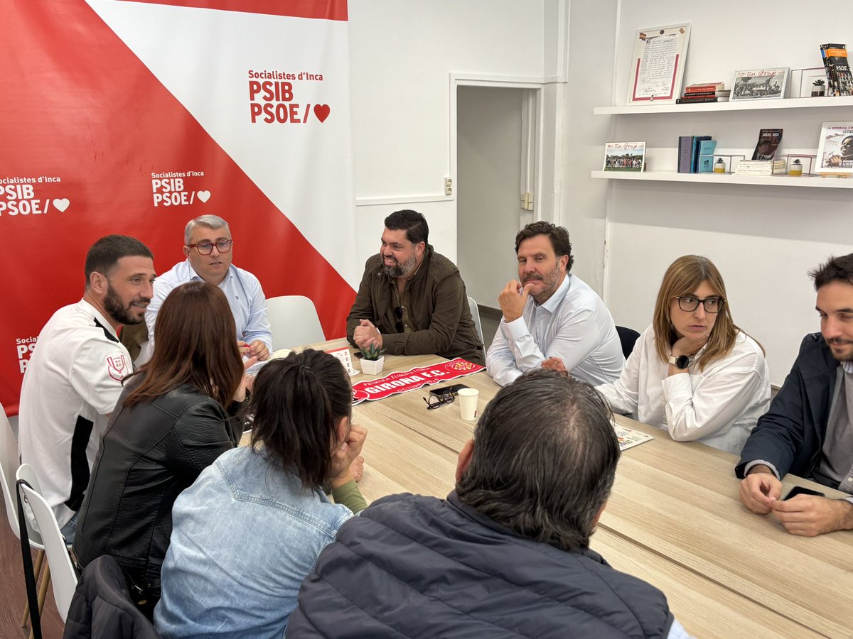 Avui, com cada setmana, ens reunim per fer seguiment de la feina feta i planificar noves accions per Inca.

Gestió, proximitat i feina diària per la nostra ciutat. #IncaSomTots