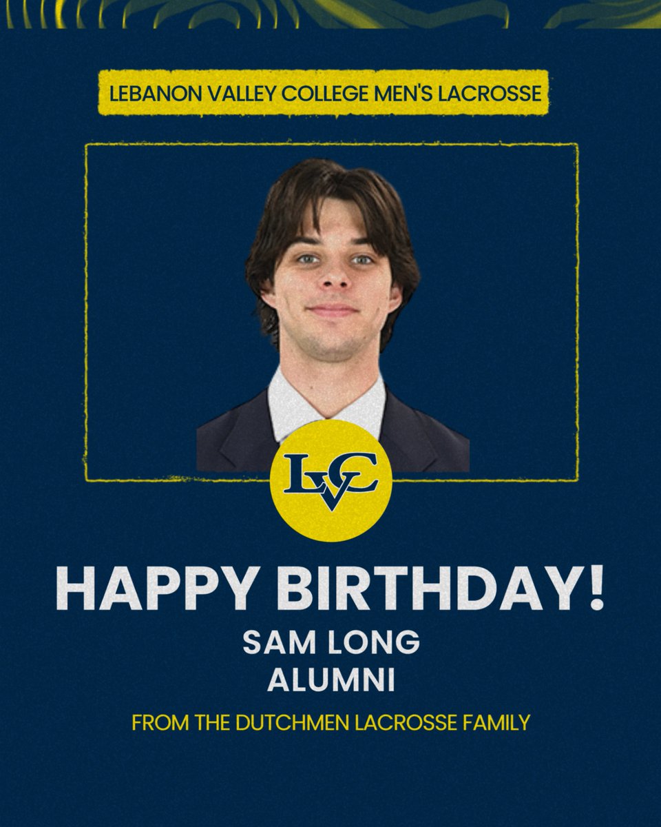 LVCMLax's tweet image. Happy Birthday to Alumni, Sam Long!

#lvcmlax #GoDutchmen