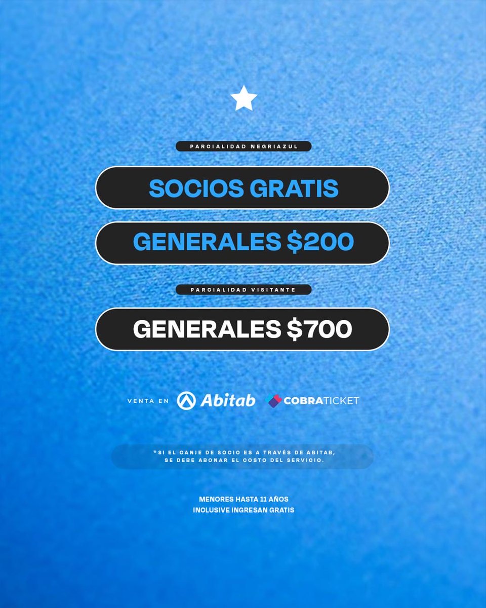 🎫 Venta de entradas vs Juventud de Las Piedras. 

Socios negriazules ingresan con carnet digital. 

👉 cobraticket.uy/e/liverpool-vs…