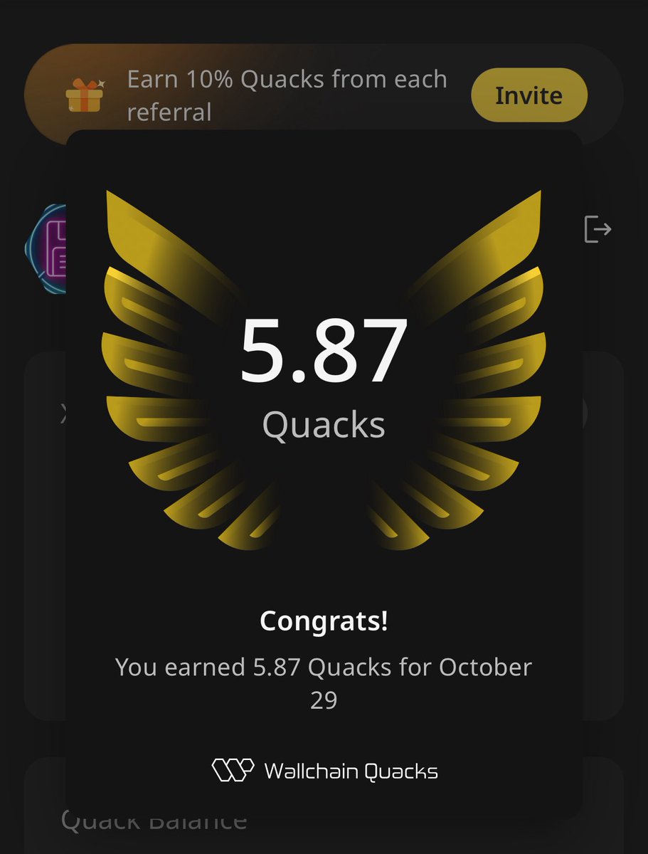 This is the most quacks I have recieved so far on wallchain, 
beating my old ATH of 3.14 hehe.
I guess MV is doing something right lol 🤷‍♀️

Copy quack MV #quacklife #wallchain