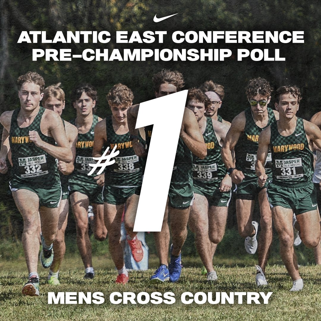 MarywoodXCTF's tweet image. The Marywood Pacer men are projected to win a 7th straight Atlantic East Conference championship in the pre-championship poll!

#GoPacers | #SetThePace
