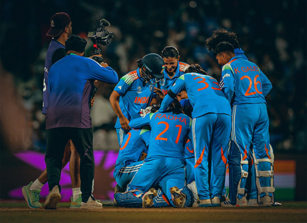 Greatest chase in ODIs in the Indian Cricket History (both men and women), considering the occasion, the stage, the invincible opponent, and the stakes on line. 👏👏🇮🇳 🇮🇳 
Jemimah Rodrigues- A chasemaster is born today!!! 👸 👸🙌🙌
<a href="/AMP86793444/">Cricketologist</a> #INDWvsAUSW #CWC25 #CricketTwitter