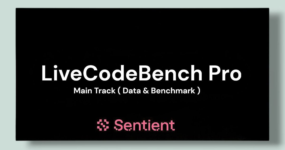 mohsen5171's tweet image. A model feels alive when it decides mid-execution,,not just before.
LiveCodeBenchPro tests models that think while coding, shift paths, and negotiate with errors.
Here, execution is a moment of decision,,not just command translation
#Sentient #LiveCodeBenchPro #AGI
#SentientAGI