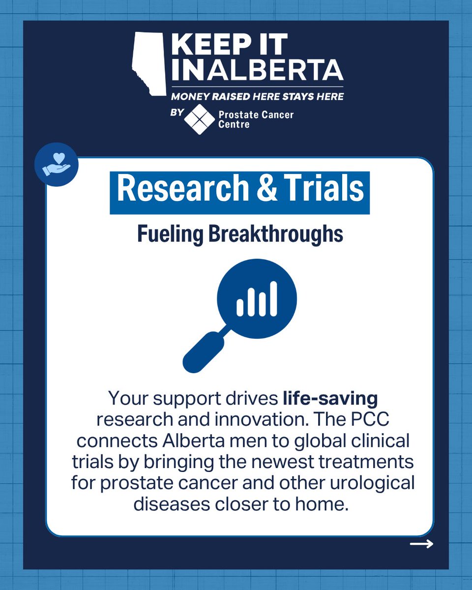 💙 When you give to Keep It In Alberta, your impact SAVES lives right here in Alberta.

From the MAN VAN® bringing free testing across the province, to mental wellness support and life-saving research, your generosity fuels it all

Compassion into action💙
keepitinalberta.ca