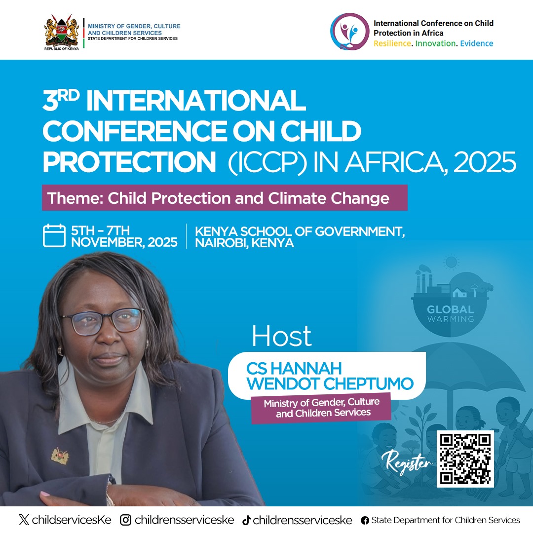 ChildServicesKE's tweet photo. Every child deserves safety, hope, and a future — join us at the International Conference on Child Protection 2025 as we shape stronger commitments for children everywhere.
Hanna Wendot Cheptumo 
Carren Ageng'o  
#iccp2025 
@CarrenAgengo https://t.co/Kdw4CzY86B