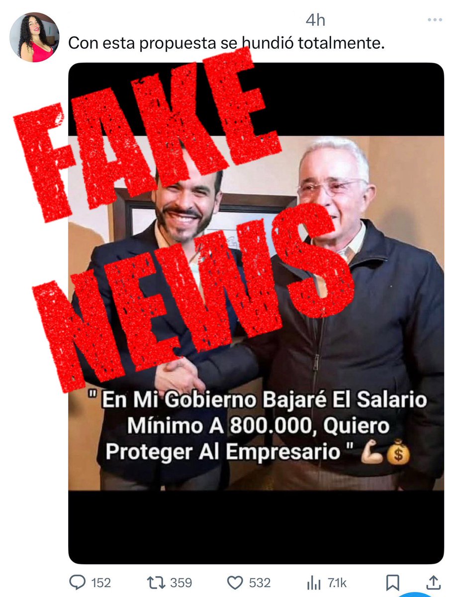 AbelardoPTE's tweet image. La izquierda mentirosa vuelve a jugar sucio.
Es falso que en el gobierno del Tigre Abelardo se va a bajar el salario mínimo.
El alivio de una empresa no está en pagar menos a sus trabajadores, está en pagar menos impuestos para poder contratar más y crecer su empresa. El…