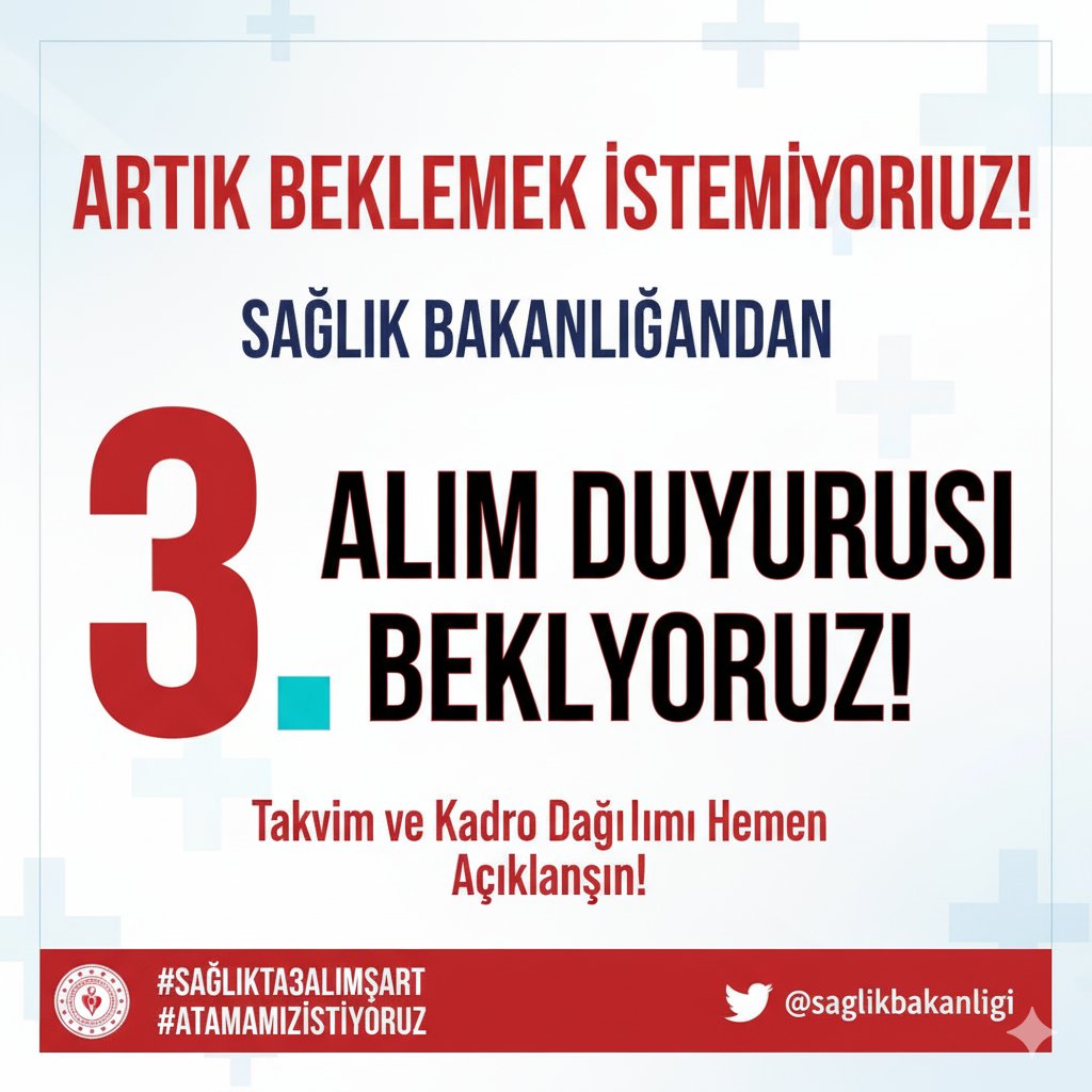 1Aleycimmm's tweet photo. @ahmetesmer2121 3. Atama bekliyoruz @drmemisoglu 
@saglikbakanligi
#SağlığaYeniAlım https://t.co/myjtXi0XCT