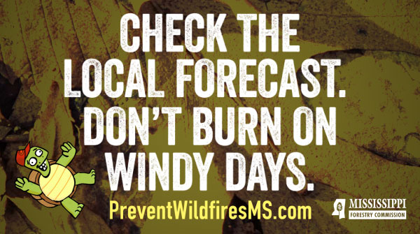 🍂 Wind Alert: Burn Safety Reminder

Heads up, Mississippi! Our state is experiencing some breezy conditions today.

Remember this critical safety rule: DO NOT BURN on windy days. Winds can quickly turn a small, controlled burn into a fast-moving, destructive wildfire.
 
#OnlyYou