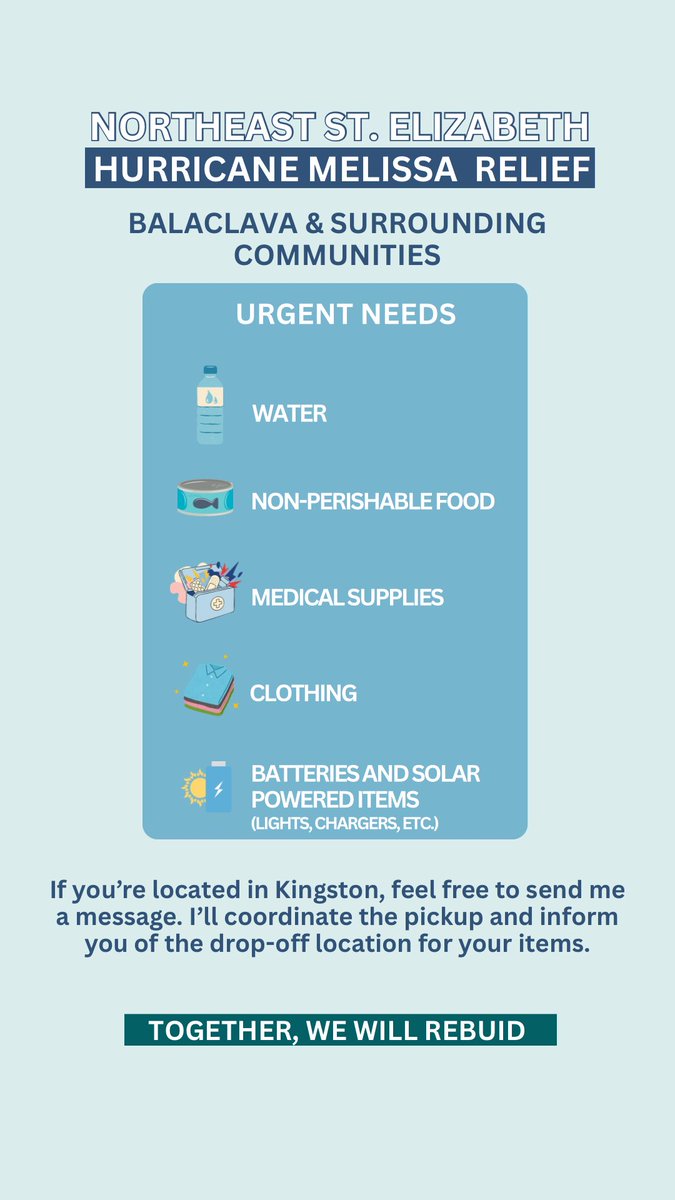Taking the trek home on Saturday and trying to take as much as I can to assist my community. If you can help just send me a DM.