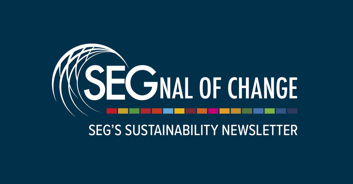 SEG_org's tweet photo. 🌍 Introducing SEGnal of Change! Discover SEG’s new sustainability newsletter. This first edition explores Saudi Vision 2030, mining innovation, and the UN’s Sustainable Development Goals.  

Sign up today:  https://t.co/zhzSptEdBS
Preview the first issue: https://t.co/x99QpiJ8nq https://t.co/kF0gKZyiqC